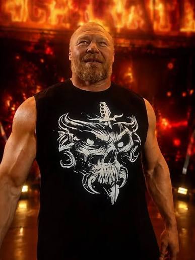 Polera Brock Lesnar Here Comes The Pain Skull