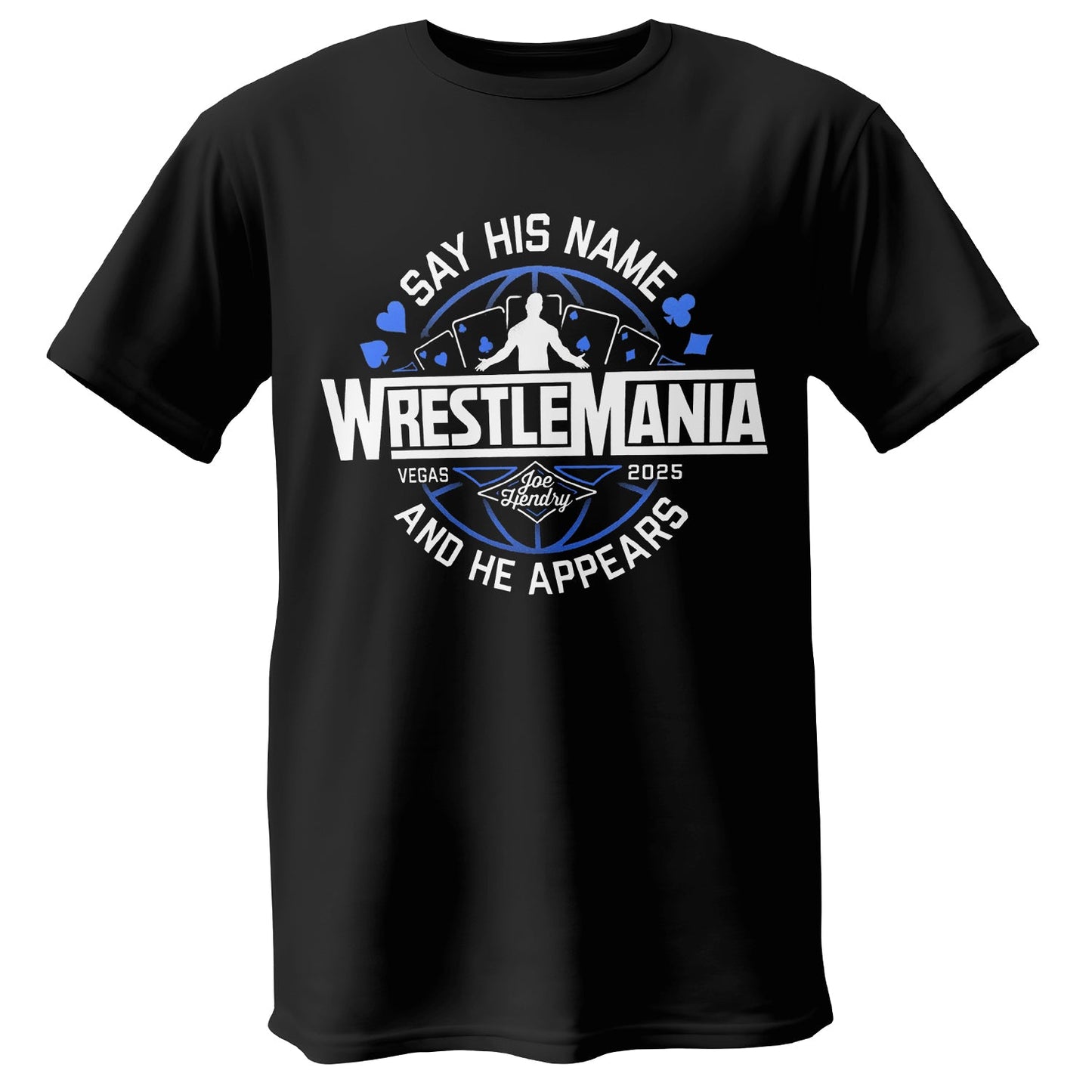 Polera Joe Hendry WrestleMania 41 Logo - Poleras316