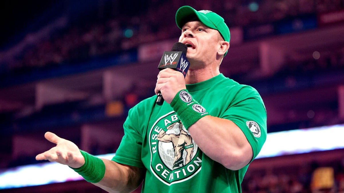 Polera John Cena RISE ABOVE HATE CENATION verde - Poleras316