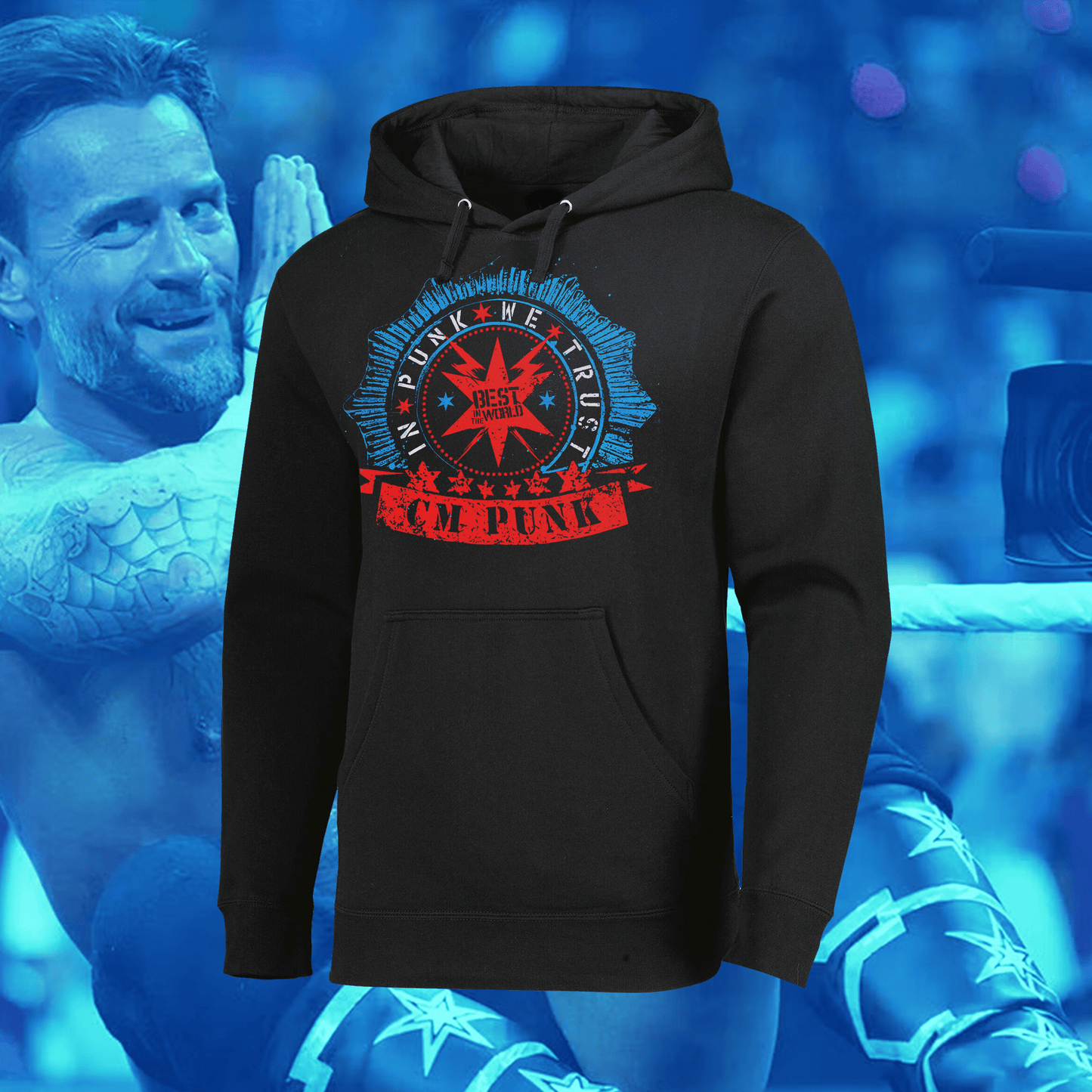 Polerón WWE CM Punk NUEVO - Poleras316