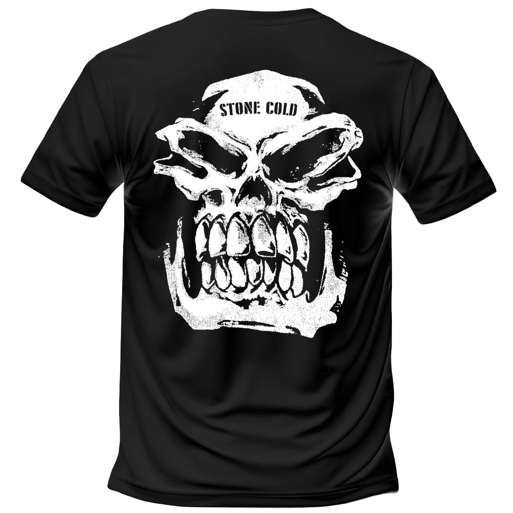 Polera Stone Cold ARRIVE, RAISE HELL, LEAVE wwf vintage