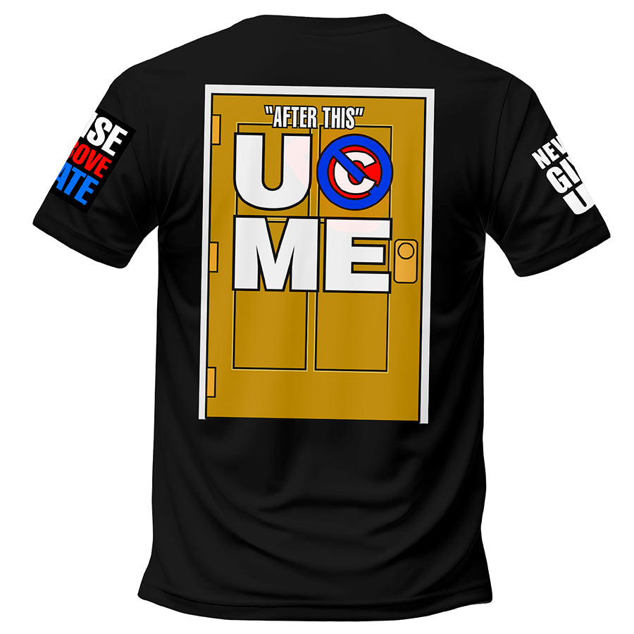 Polera WWE John Cena Farewell Tour Negra todos los estampados