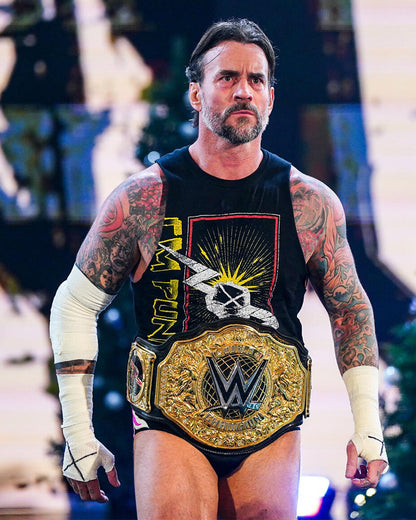 Polera CM PUNK Chicago Fist WWE 2026