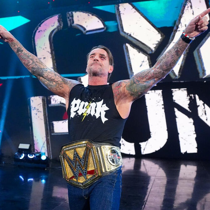 Polera CM Punk Electric Punk NUEVA 2026