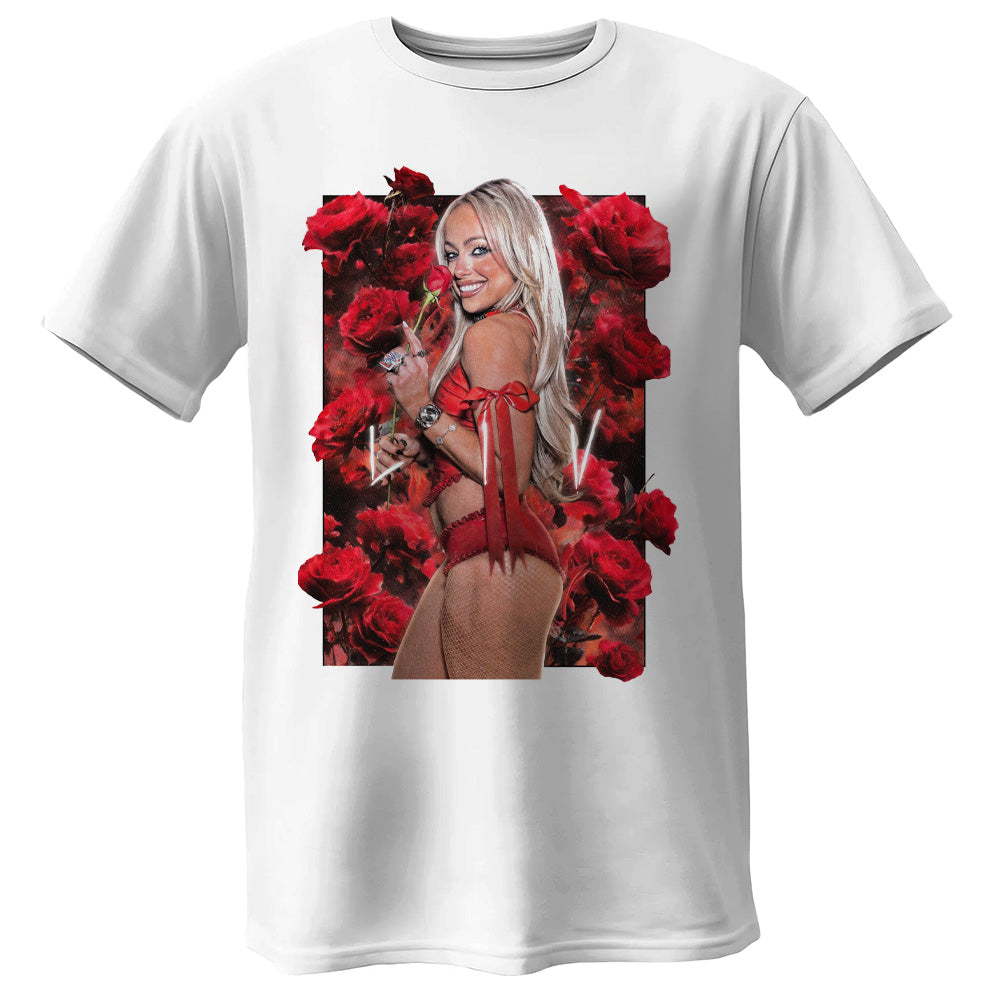 Polera blanca Liv Morgan WWE