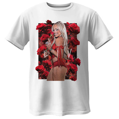 Polera blanca Liv Morgan WWE