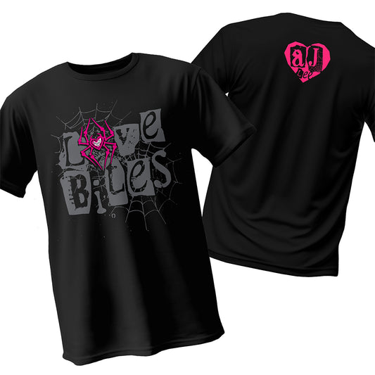 Polera AJ Lee WWE Love Bites Retro