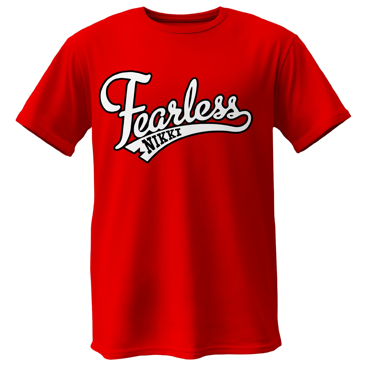 Polera roja WWE Nikki Bella "Fearless"