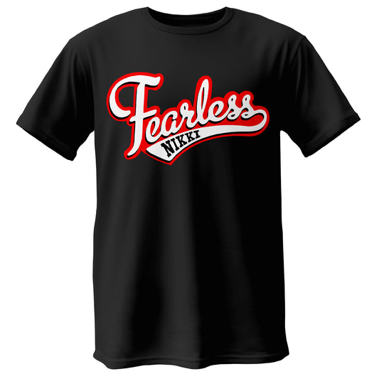 Polera negra WWE Nikki Bella "Fearless"