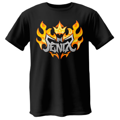 Polera WWE Rey Fenix Negra 2025