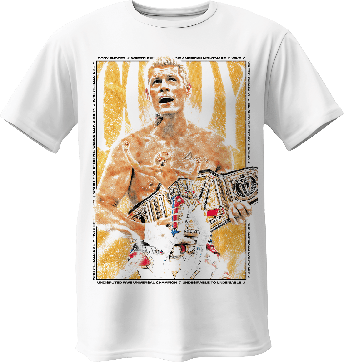 Polera Campeón Cody Rhodes WWE - Poleras316