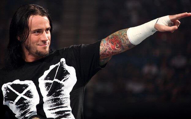 Polera CM Punk Puños Vintage - Poleras316