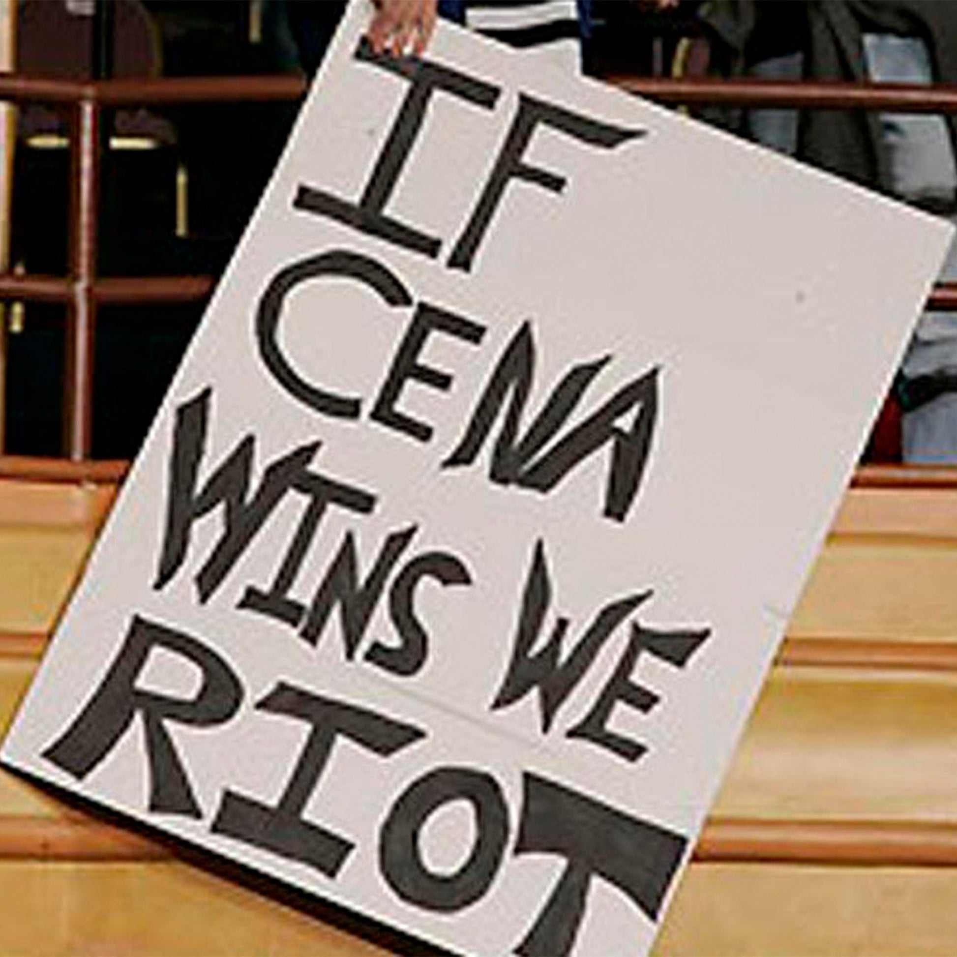 Polera If Cena wins, we riot! - Poleras316