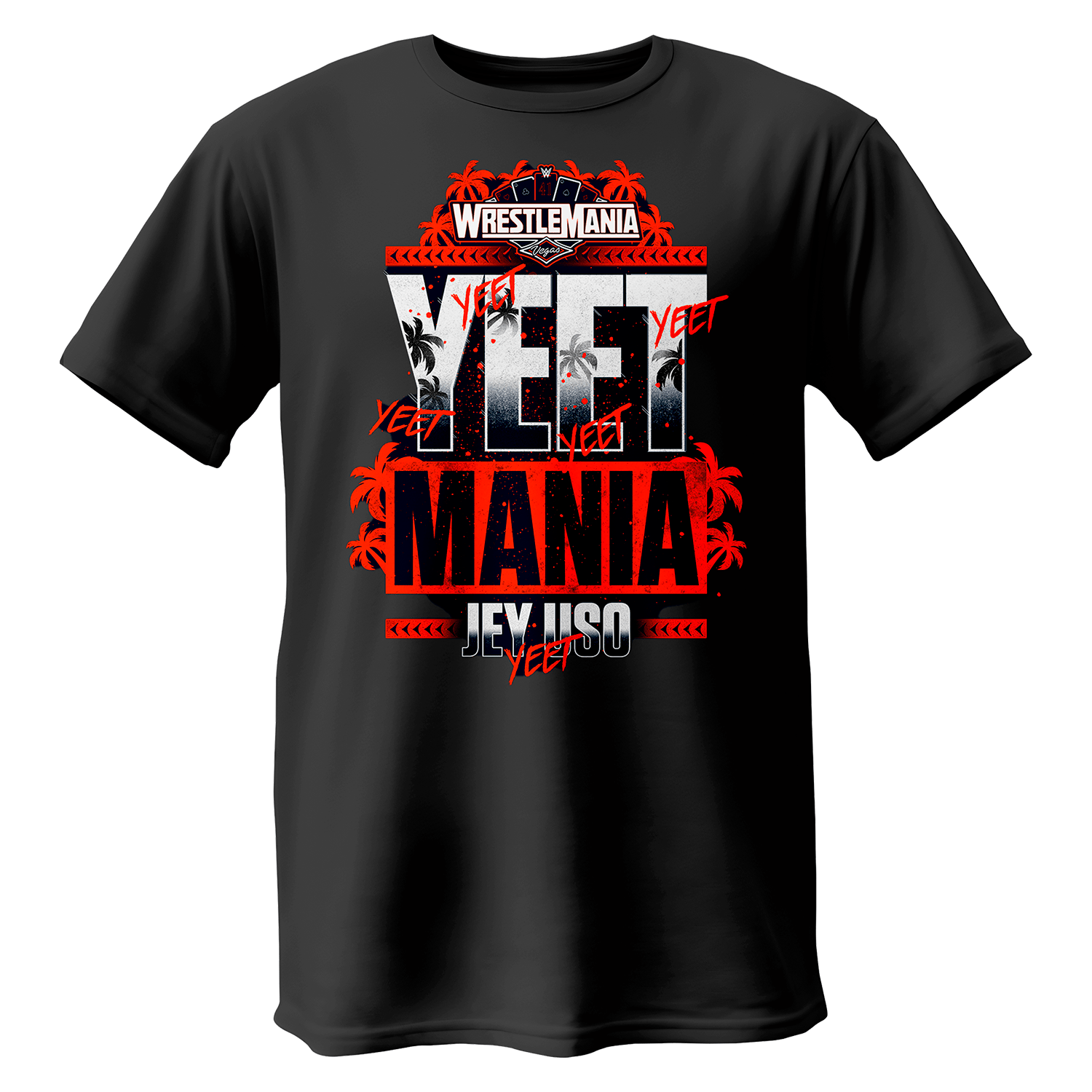 Polera Jey Uso "YEET" WRESTLEMANIA - Poleras316