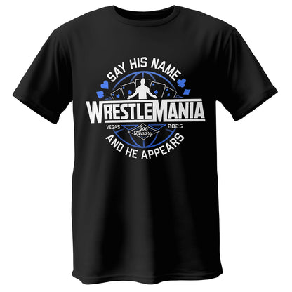Polera Joe Hendry WrestleMania 41 Logo - Poleras316