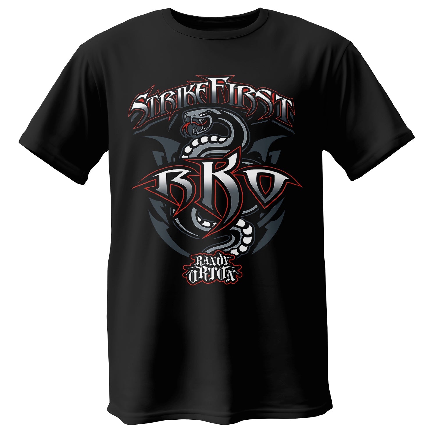 Polera Randy Orton RKO Strike First - Poleras316