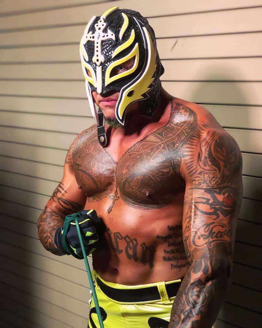 Polera REY MYSTERIO 619 WWE - Poleras316
