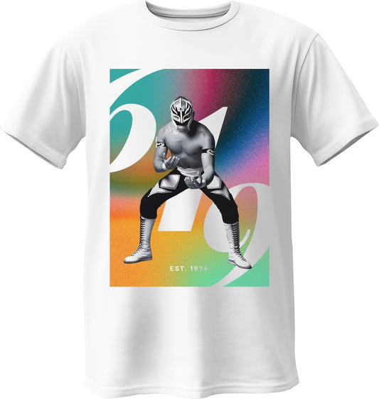 Polera REY MYSTERIO 619 WWE - Poleras316