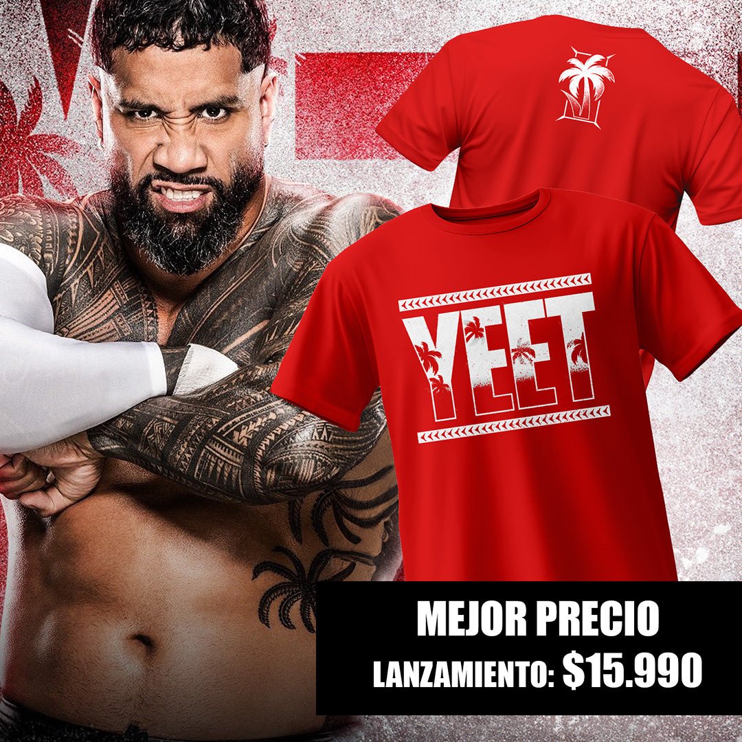 Polera Roja Jey Uso "YEET" Noviembre 2024 - Poleras316