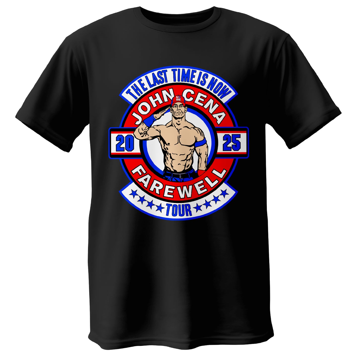 Polera John Cena Farewell Tour Negra